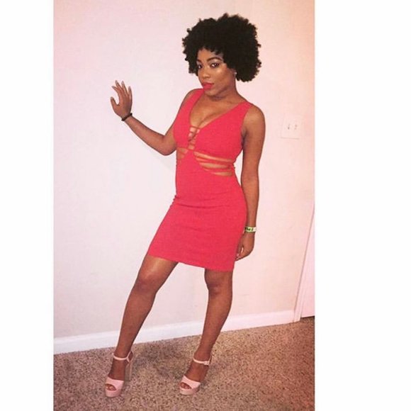 sexy red birthday dress